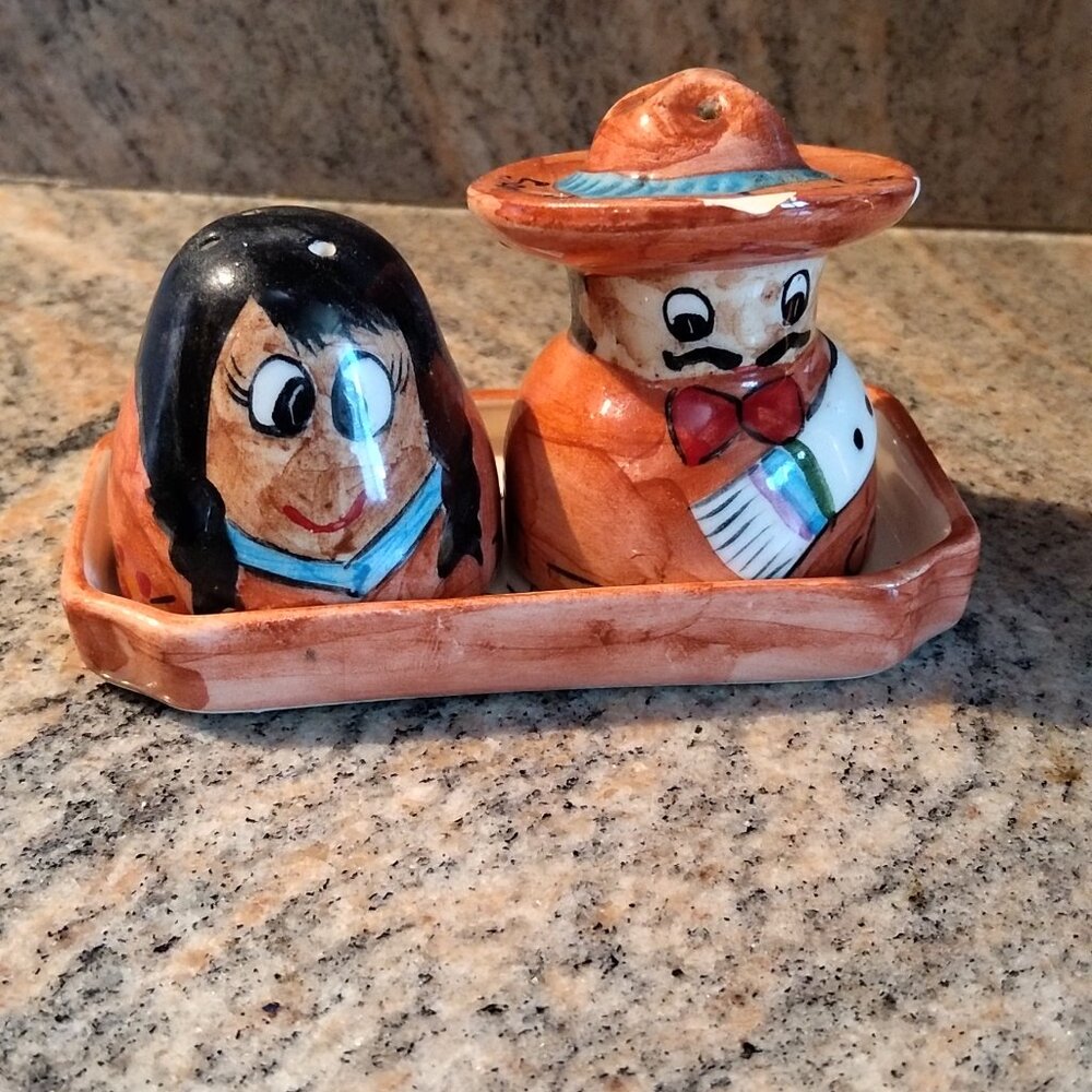 Adorable Couple Salt and Pepper Shakers